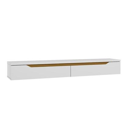 Imagem de Rack Suspenso para TV até 55 Polegadas MDF 160cm Uno Branco