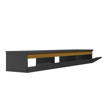 Imagem de Rack Suspenso para TV até 55 Polegadas MDF 160cm Uno Preto