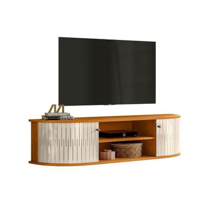 Imagem de Rack Suspenso para TV até 60 Polegadas MDF 136cm Curvo Modena