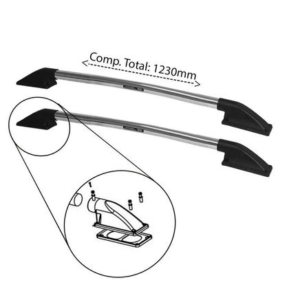 Imagem de Rack Teto Longarina L200 Triton 2014 2015 2016 Cromado
