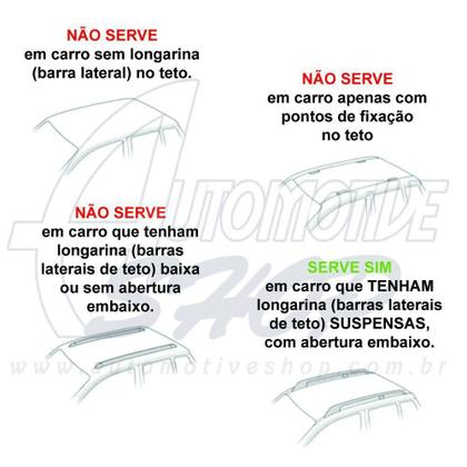 Imagem de Rack Teto Resistent Travessa VW Jetta Variant 08 a 10 LW019