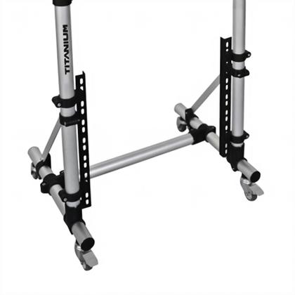 Imagem de Rack Titanium Profissional Djs RL80 Para Periféricos 19 Polegadas Com Regulagem de Inclinação