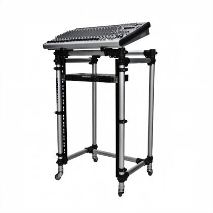 Imagem de Rack Torre Periférico RT-100 Titanium Racks Para 14 Periféricos Suporte Para Notebook e Mesa de Som