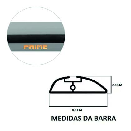 Imagem de Rack Trav Teto Aluminio Prime Palio Weekend G1 99-01 PR059