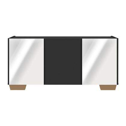 Imagem de Rack TV até 32 Polegadas com Espelhos 3 Portas Multimóveis MP1079