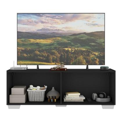 Imagem de Rack TV até 50 Polegadas com Espelhos 4 Portas Multimóveis MP1083