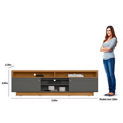 Imagem de Rack TV até 75 Polegadas Araçatuba Linea Brasil