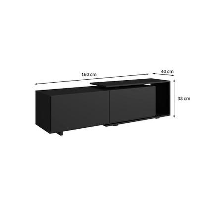 Viga Rack Rack Viga 2 PT Preto 160 cm - Keva - Rack - Magazine Luiza