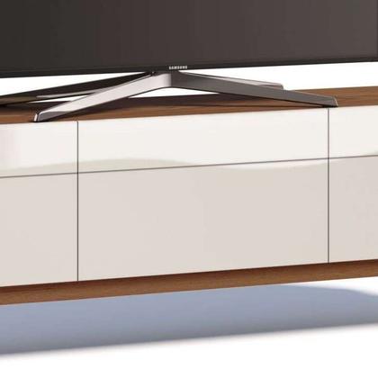 Rack Washington 3 GV Off White com Freijó Touch 180 cm - Mobly Imagem de Rack Washington 3 GV Off White com Freijó Touch 180 cm