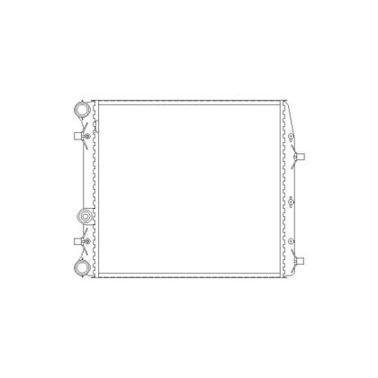 Imagem de Radiador Fox 2002 a 2005 / Polo 1.0 / 1.6 16v 2002... Sem Ar