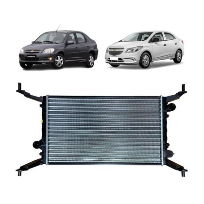 Imagem de Radiador gm chevrolet celta / prisma 1.0 / 1.4 2006 a 2013 sem ar - procooler