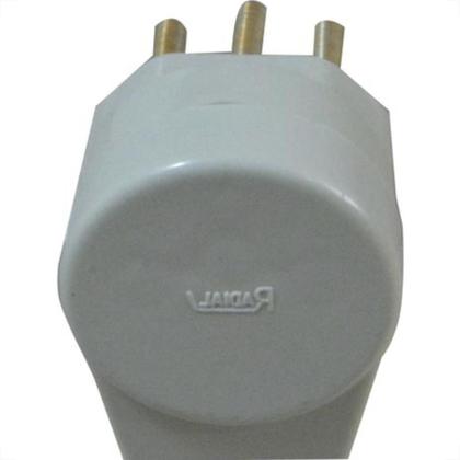 Imagem de Radial Pino Gigante 2P+T  Cinza 10A - Kit C/10 Pc