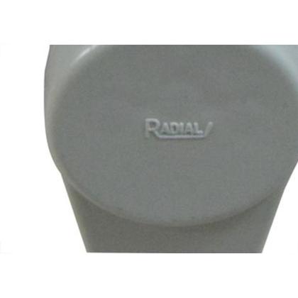 Imagem de Radial Pino Gigante 2P+T  Cinza 10A - Kit C/10 Pc