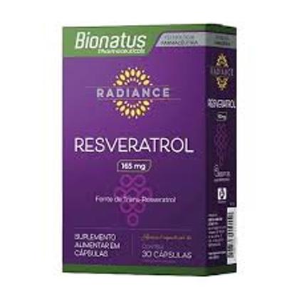 Radiance resveratrol 165mg 30 caps bionatus Imagem de Radiance resveratrol 165mg 30 caps bionatus