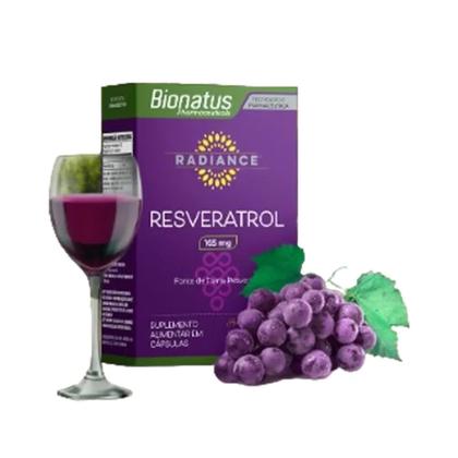 Radiance resveratrol 165mg 30 caps bionatus Imagem de Radiance resveratrol 165mg 30 caps bionatus