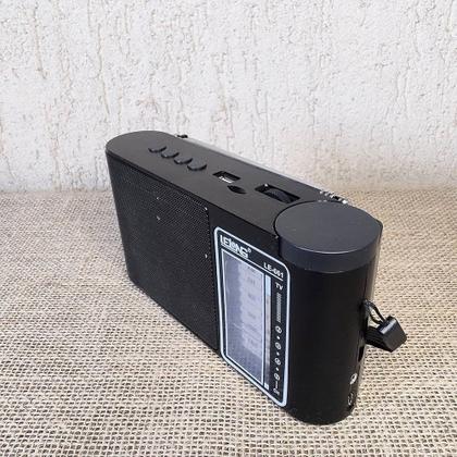 Imagem de Rádio AM/FM Portátil Pilha Bateria Bivolt USB Ótima Recepção