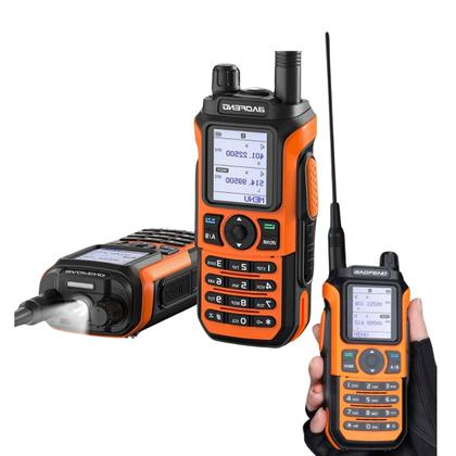 Imagem de Rádio Baofeng UV21 Tri Band Walkie Talk à Prova d'água Display 1.77” Polegadas Longo Alcance com carregador