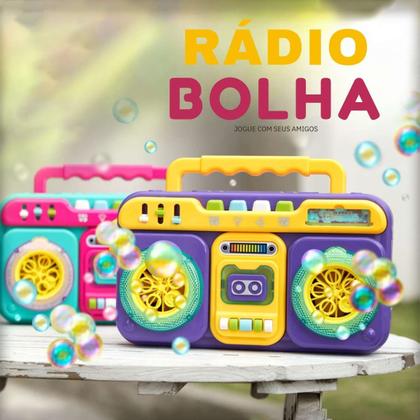 Imagem de Rádio Bolha Solta Sabão Para Menino Pronto Estoque