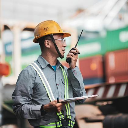 Imagem de Rádio comunicador aquário portatil modelo easy talk ht-50u com 2 unidades