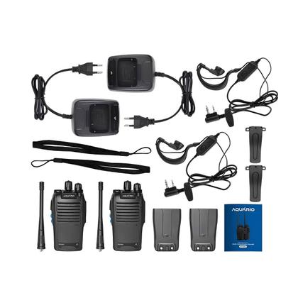 Imagem de Rádio comunicador aquário portatil modelo easy talk ht-50u com 2 unidades