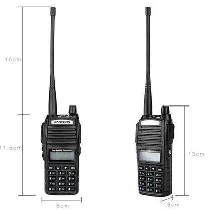 Imagem de Radio Comunicador Baofeng Profissional HT Uv82 Dual Band Longo Alcance 128 Canais Radio Fm 12Km Com Fone