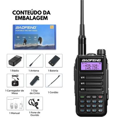 Imagem de Radio Comunicador Baofeng UV16 Walk Talk Longo Alcance Dual Band a Prova dágua