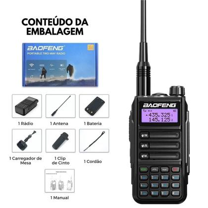 Imagem de Radio Comunicador Baofeng UV16 Walk Talk Longo Alcance Dual Band a Prova dágua