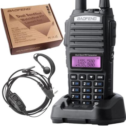 Imagem de Rádio Comunicador Baofeng Uv82 HT Profissional UHF VHF FM