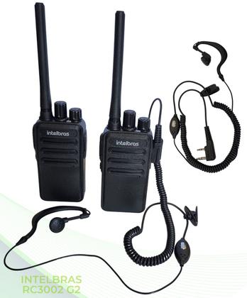 Imagem de Rádio Comunicador Intelbras Rc3002 G2 Com Fones De Ouvido