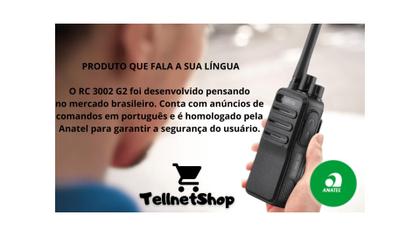 Imagem de Rádio Comunicador Walkie Talkie Intelbras Rc3002 G2 Alc 20km