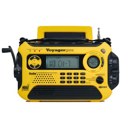 Imagem de Rádio de emergência Kaito Voyager Pro KA600 Solar Dynamo Amarelo