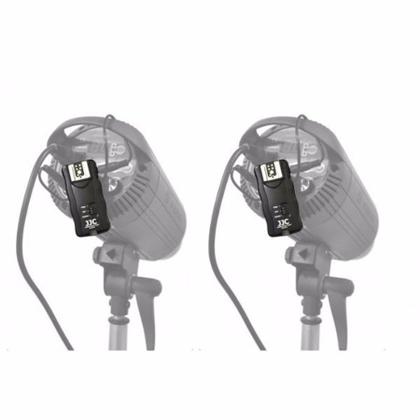 Imagem de Rádio Flash Duplo sem fio Para Flash e Tocha Estúdio 3 em 1 para Canon Nikon Godox JJC JF-U2