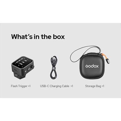 Imagem de Rádio flash godox xnano x3-n ttl transmissor para nikon touchscreen