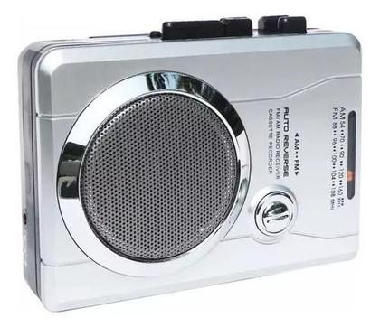 Imagem de Rádio Gravador Fita Cassete K7 Walkman Retro Am/fm