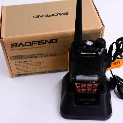 Imagem de Radio Ht Walk Talk Dual Band Uhf Vhf Comunicador Uv-6r Baofeng - Black