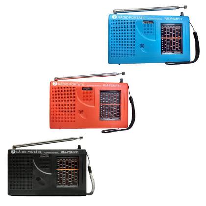 Imagem de Rádio Portátil  7 Faixas -71AC (FM1 + FM2 + OM + 4 OC) -  Motobras