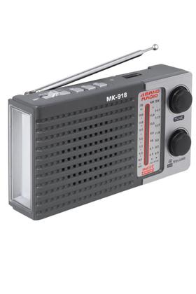 Imagem de Rádio portátil AM/FM/SW/MP3 lanterna Recarregável ou Pilhas MK-918 TG