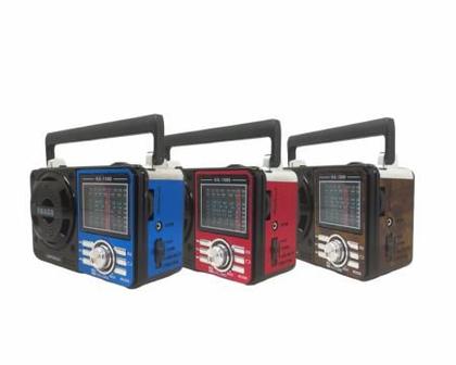 Imagem de Rádio Portátil Com Bluetooth Am Fm A Pilha E Energia Usb 1088