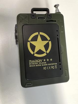 Imagem de Rádio portátil de ondas curtas Radioddity Raddy RF750 com alertas NOAA