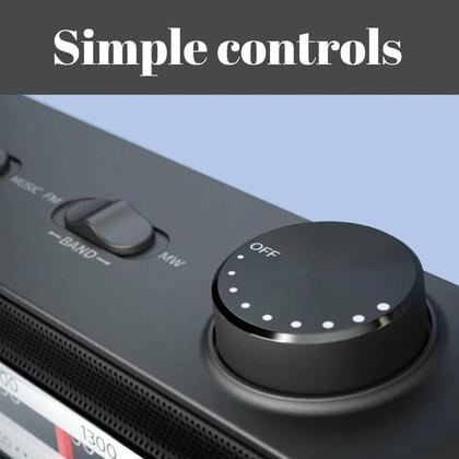 Imagem de Rádio portátil Philips Série 2000 AM/FM com alto-falante