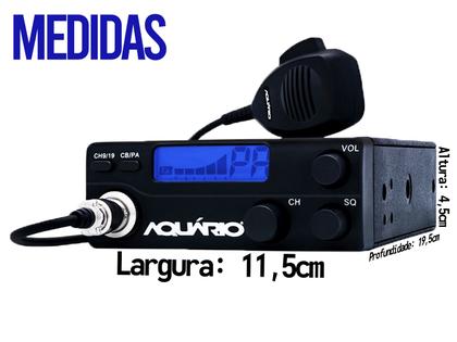 Imagem de Rádio Px 40 Canais Antena Maria Mole Inox 2,70m Porta Malas Cabo 5,5m Parafusos