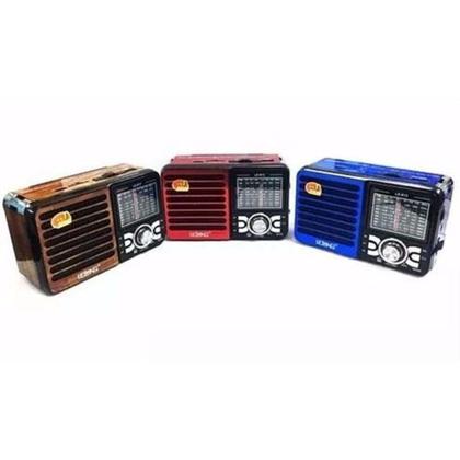 Imagem de Radio retro am fm com usb sd 9 bandas caixa de som estilo antigo recarregavel - Lelong