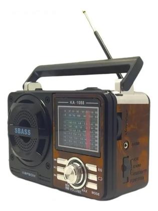 Imagem de Rádio Retrô Portátil Altomex AD-1088 USB Bluetooth Bivolt 9 Bandas