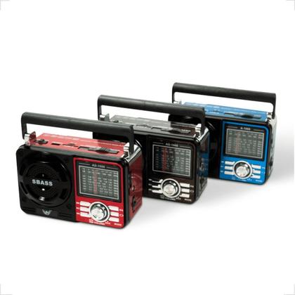 Imagem de Rádio Retrô Vintage Am Fm Portátil Pilha E Tomada Analógico