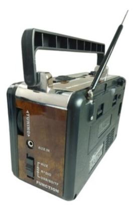 Imagem de Rádio Retrô Vintage Am Fm Portátil Pilha E Tomada Analógico