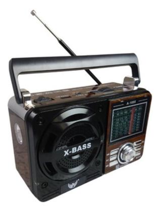 Imagem de Rádio Retrô Vintage Am Fm Portátil Pilha E Tomada Analógico