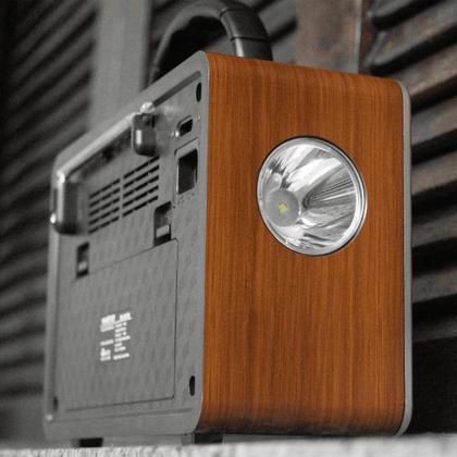 Imagem de Rádio Retrô Vintage AM/FM/SW Com Bluetooth, USB, Cartão TF, Bateria 1200mAh, Entrada Bivolt, Som Potente E Homologação Anatel