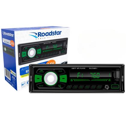Imagem de Rádio Roadstar RS2724 24v BT/2 USB/SD/FM/Auxiliar + 2 Alto Falantes 6  Bomber 100w