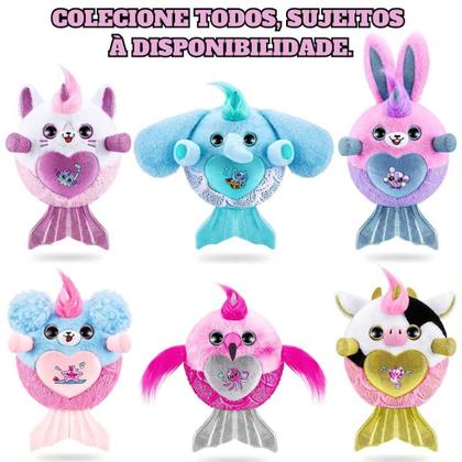 Imagem de Rainbocorns Mermaidcorn Sereia Surpresa Série 7 Grande Rosa F0129-1 Fun