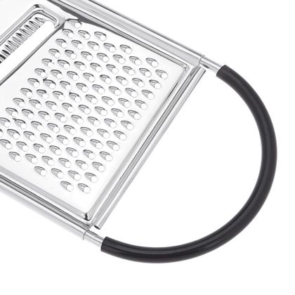Imagem de Ralador de queijo Amazon Basics retangular em aço inoxidável
